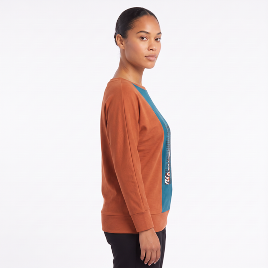 Giraffe & Bird Appliqué Top – Tencel & Organic Cotton