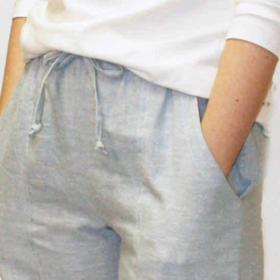 Hemp Heather Drawstring Short