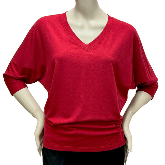 TOC Jersey V neck Dolman Top