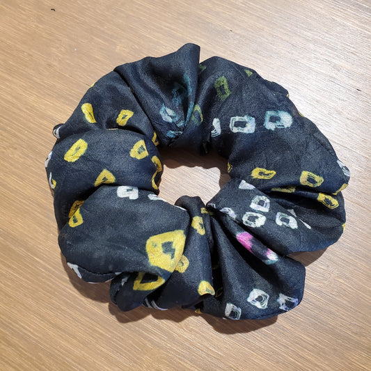 Recycled Silk Sari Scrunchie
