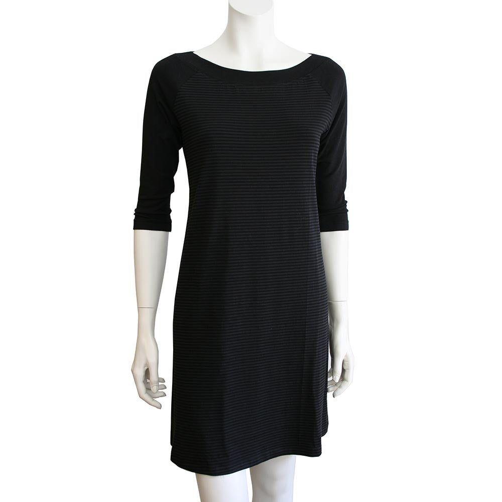 OCOBA 2 tone Raglan 3/4 Sleeve Tunic / Dress