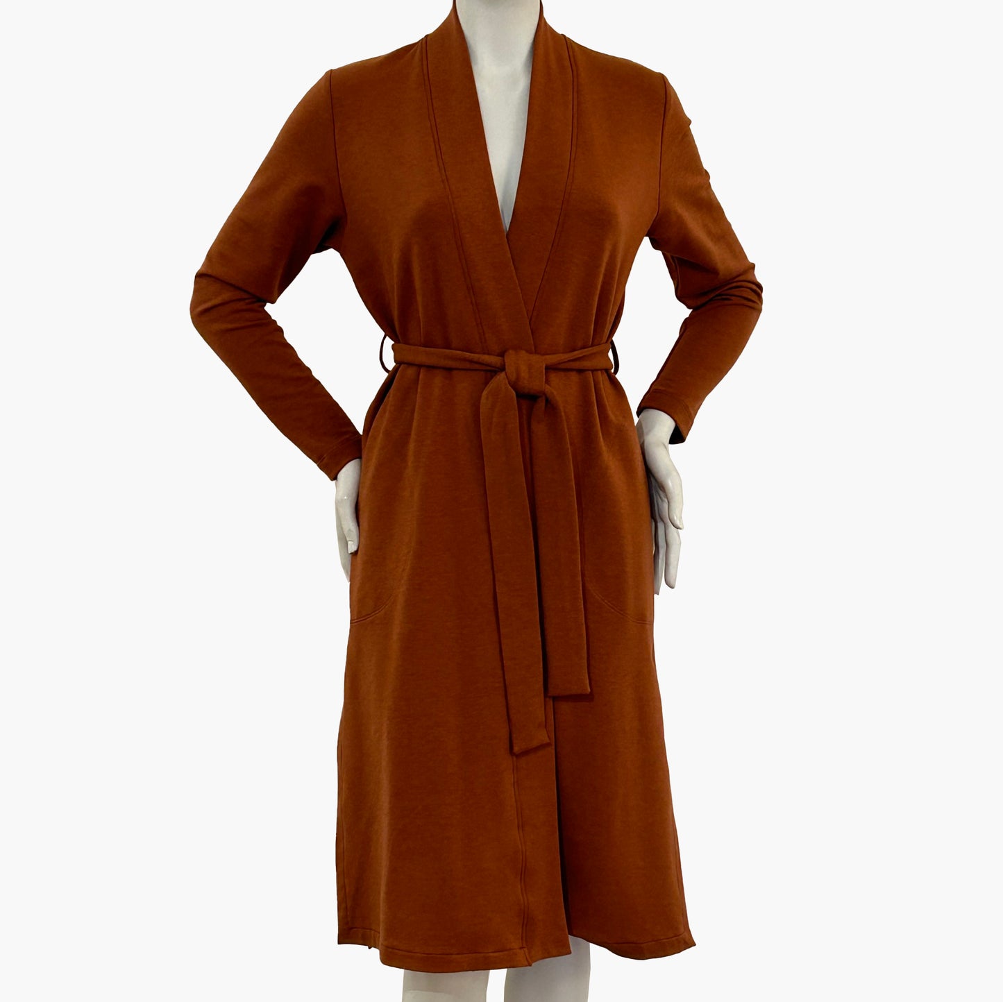 TOC FF Long Banded Cardigan w/Tie