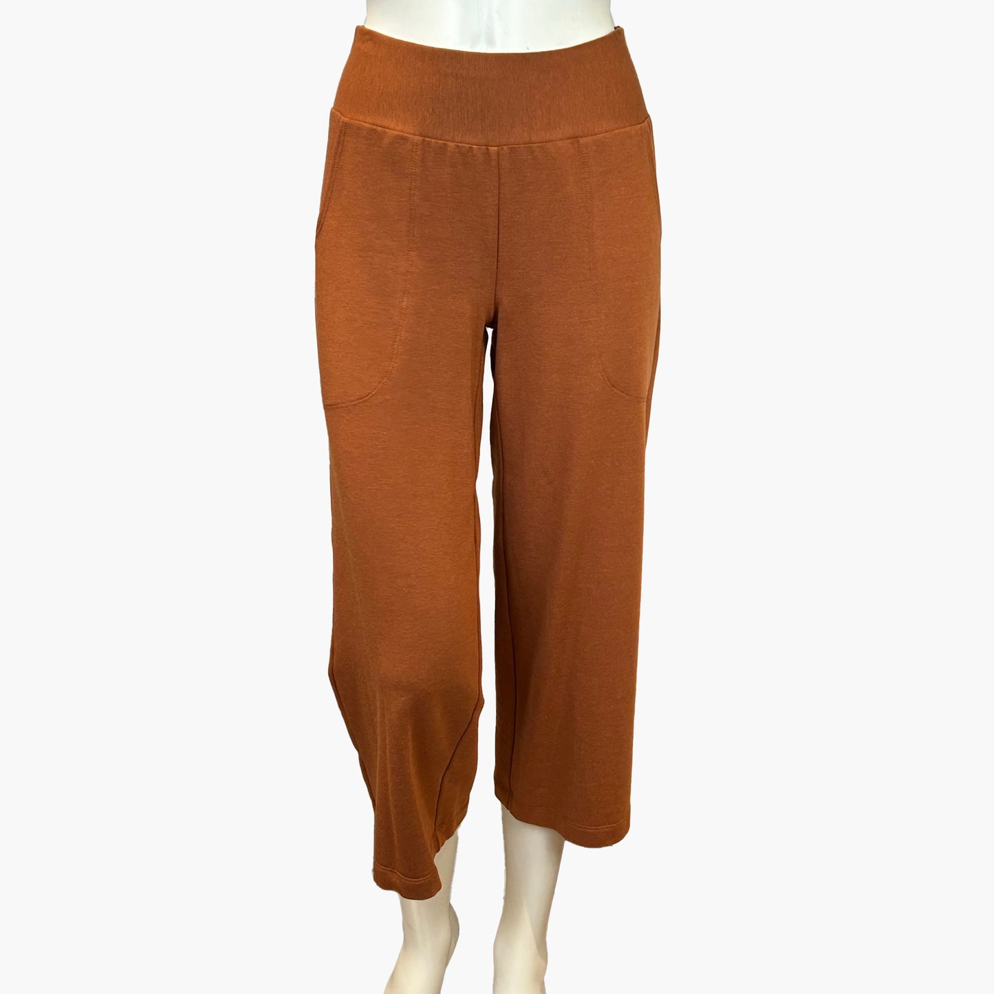 TOC French Terry Crop Wide Pant