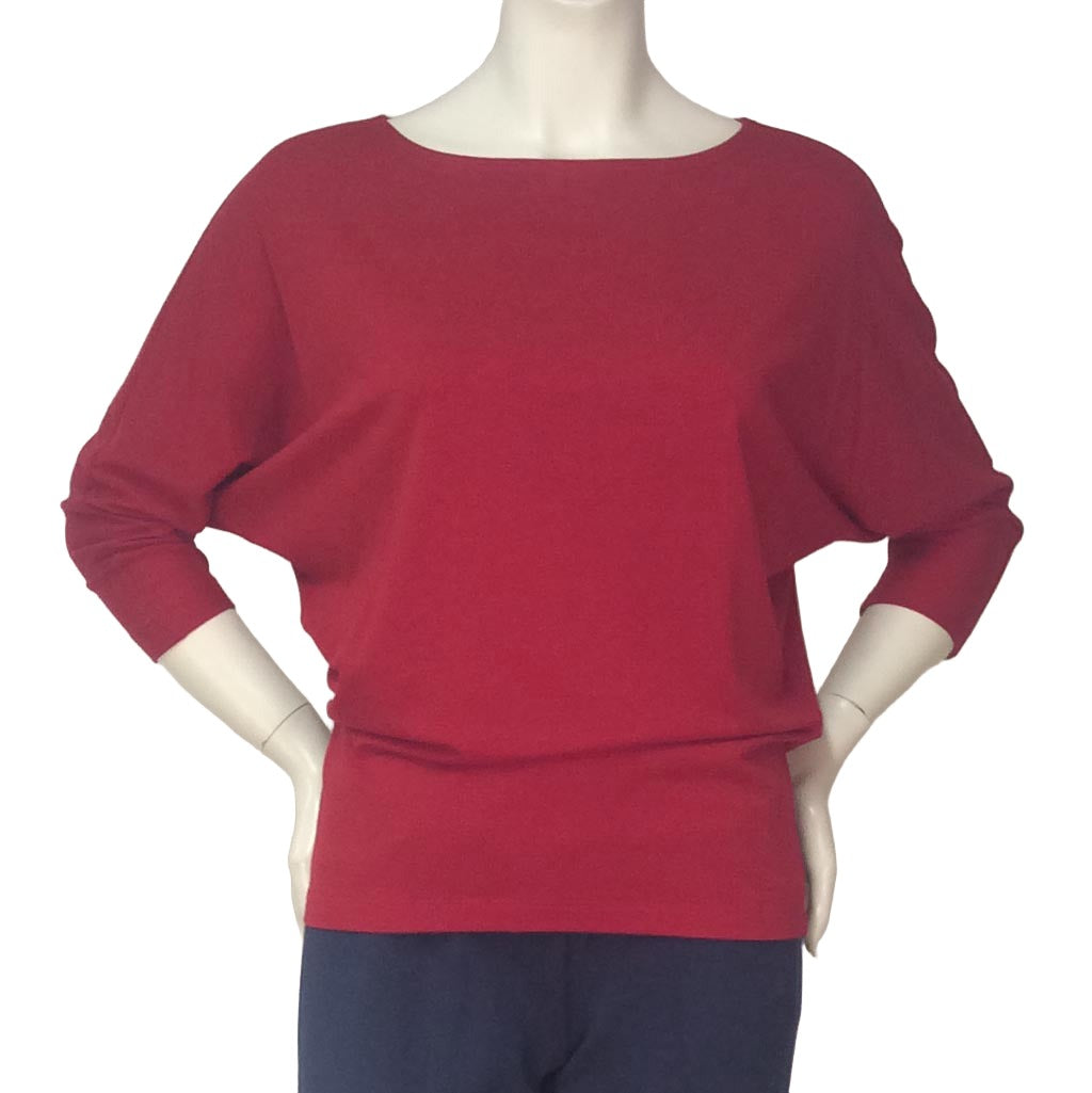 TOC Jersey Boat neck Dolman Top
