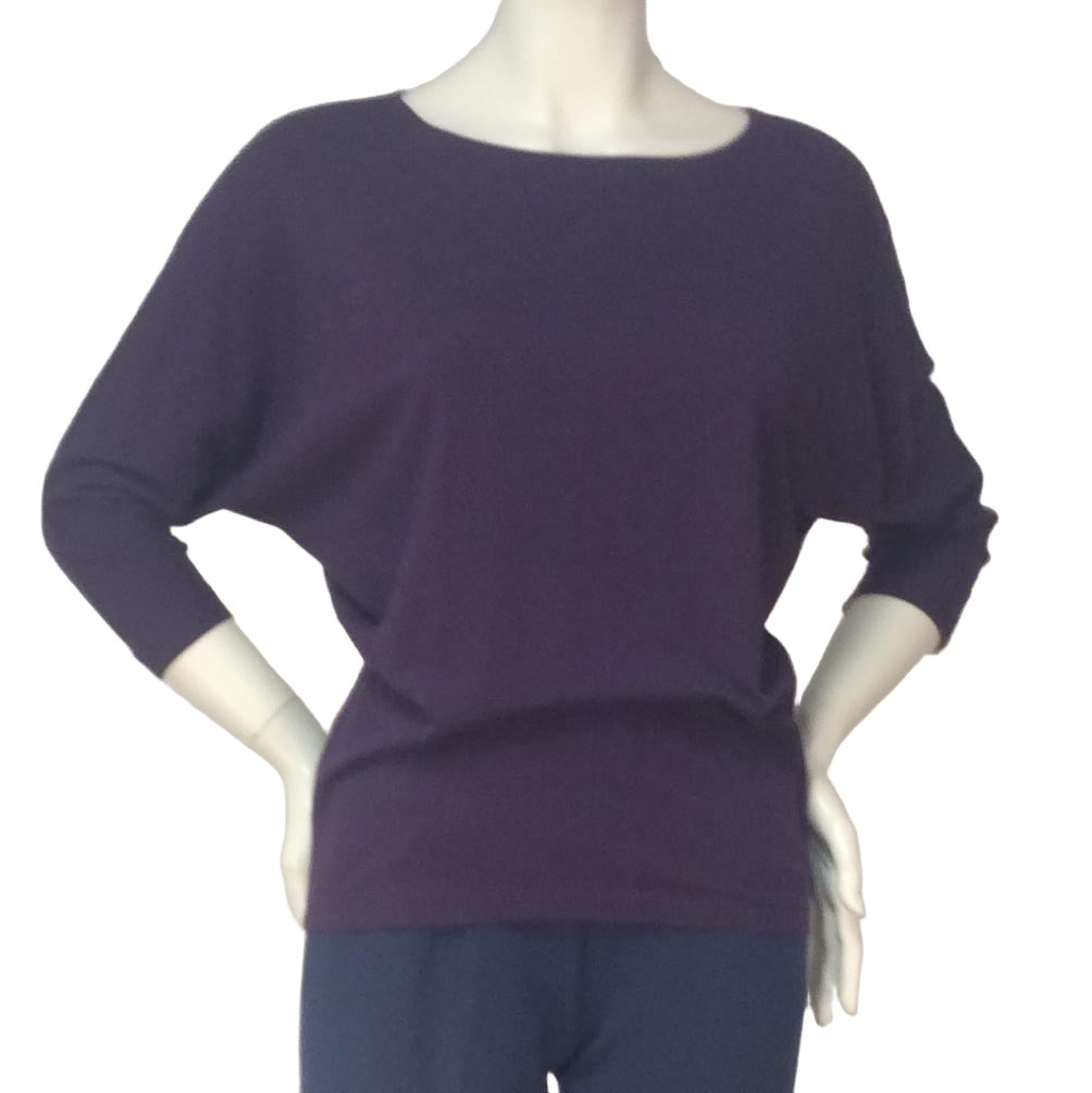 TOC Jersey Boat neck Dolman Top