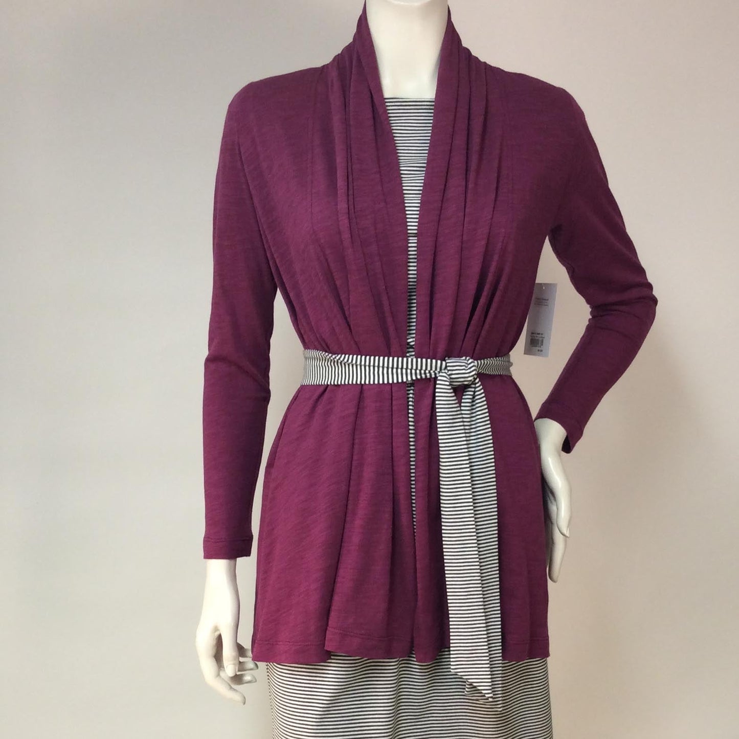 OCOBA Slub Shawl Cardigan