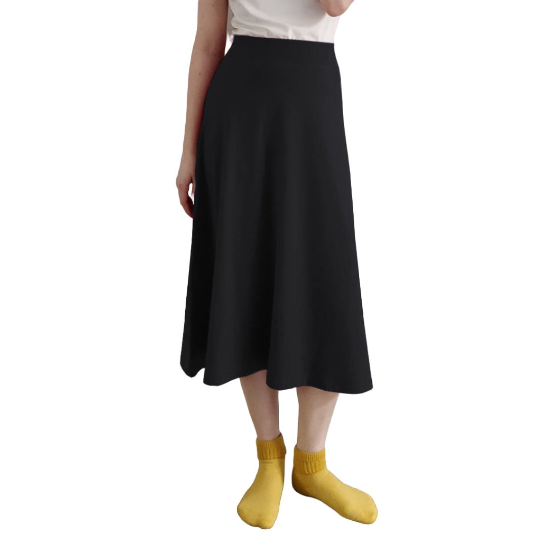 TOC Jersey Midi A-line Skirt