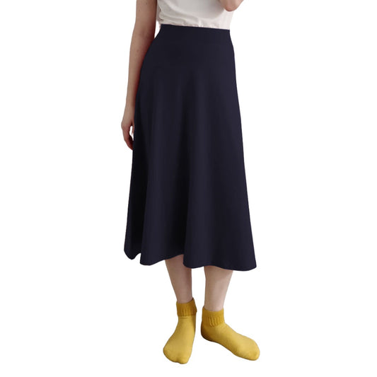TOC Jersey Midi A-line Skirt
