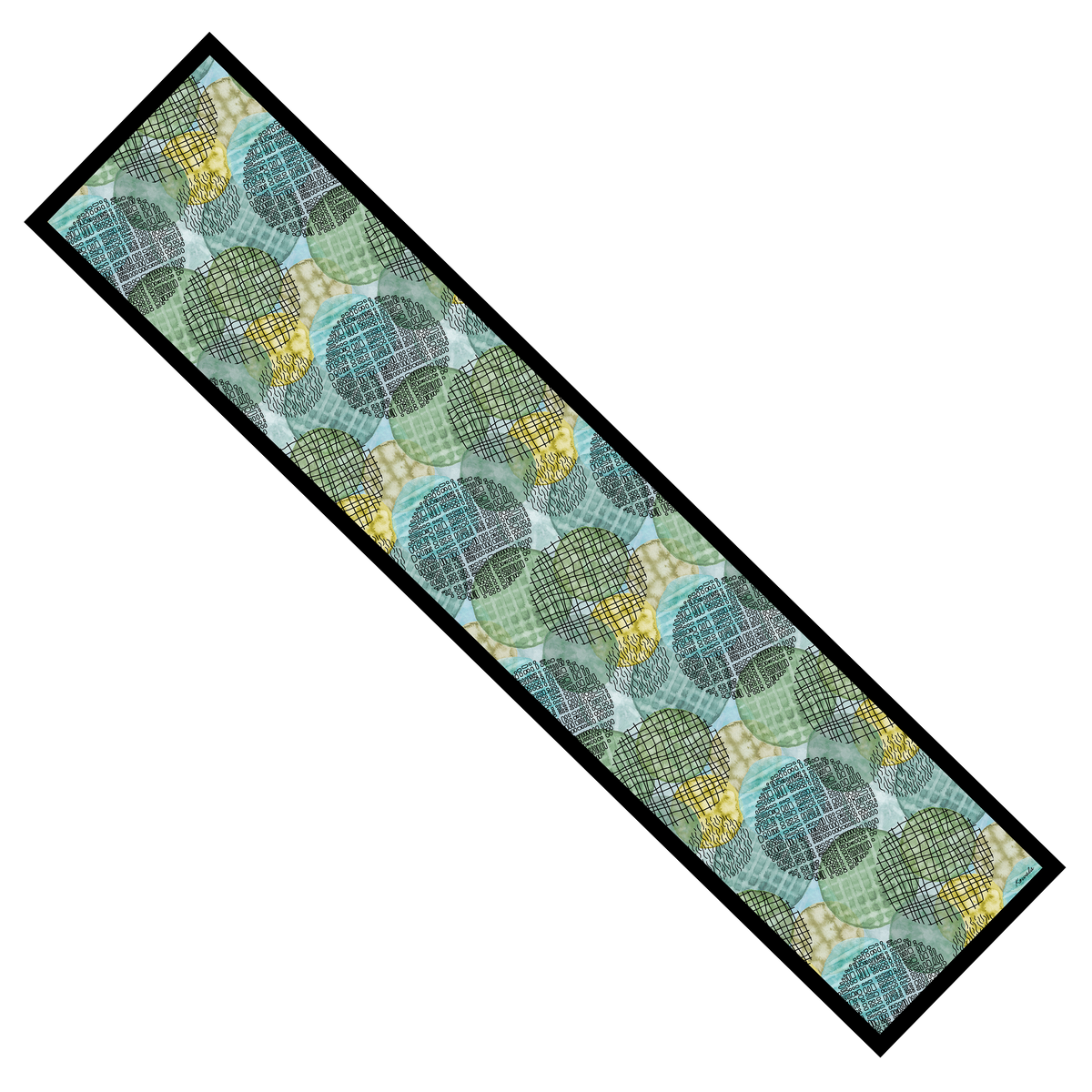 Silk Scarf - Water Colour Dots