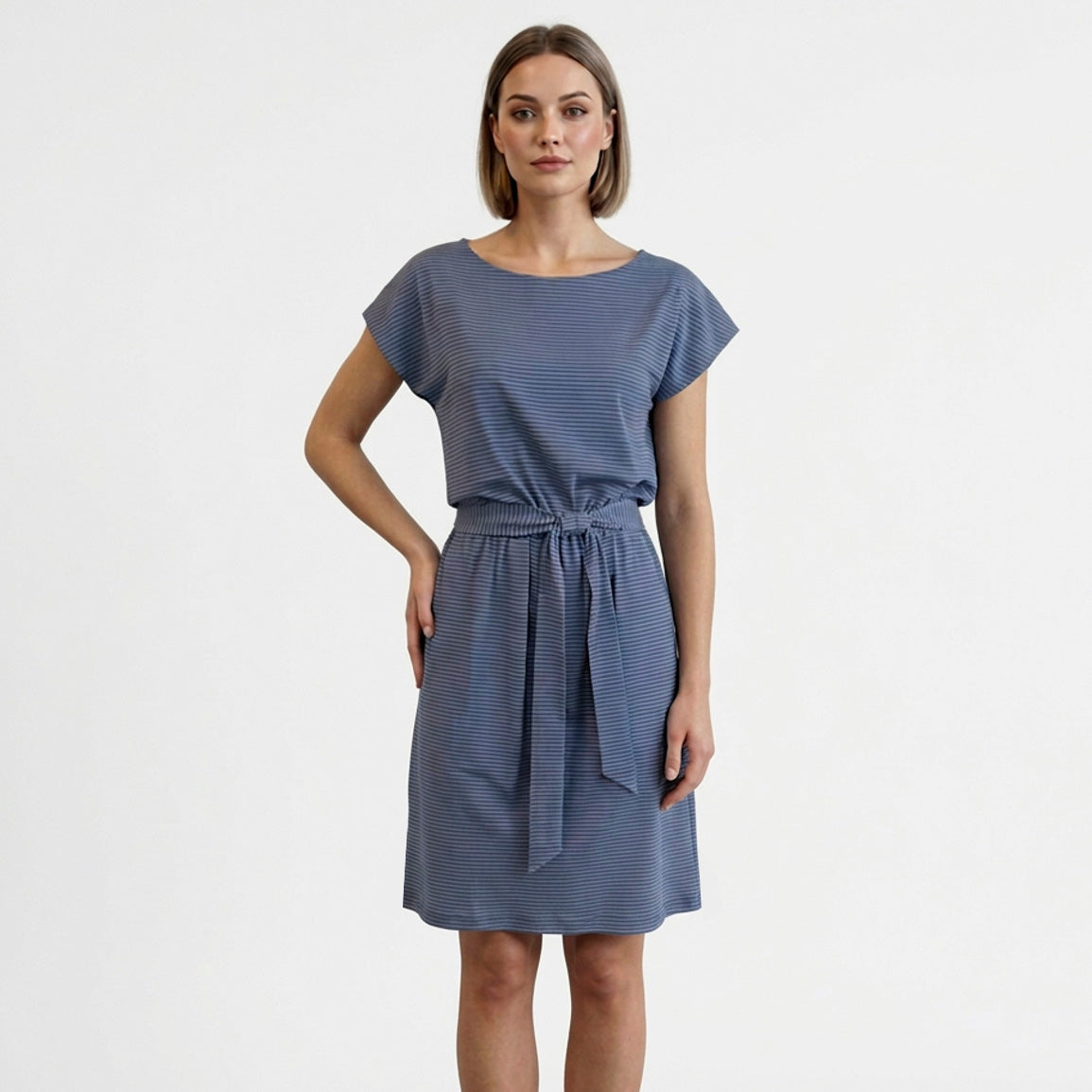 OCOBA Robe ceinturée avec poches