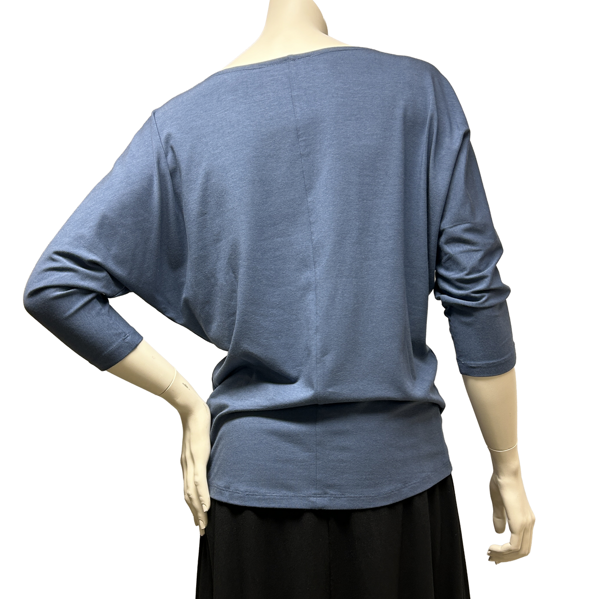 OCOBA Solid Dolman Top w Print
