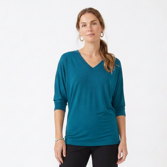 TOC Jersey V neck Dolman Top