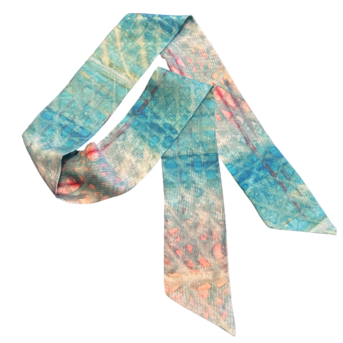 Silk Twilly Tie Scarf