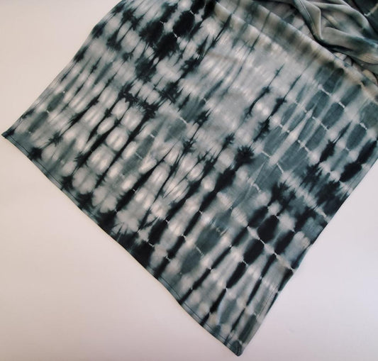 Écharpe à imprimé Shibori en bambou