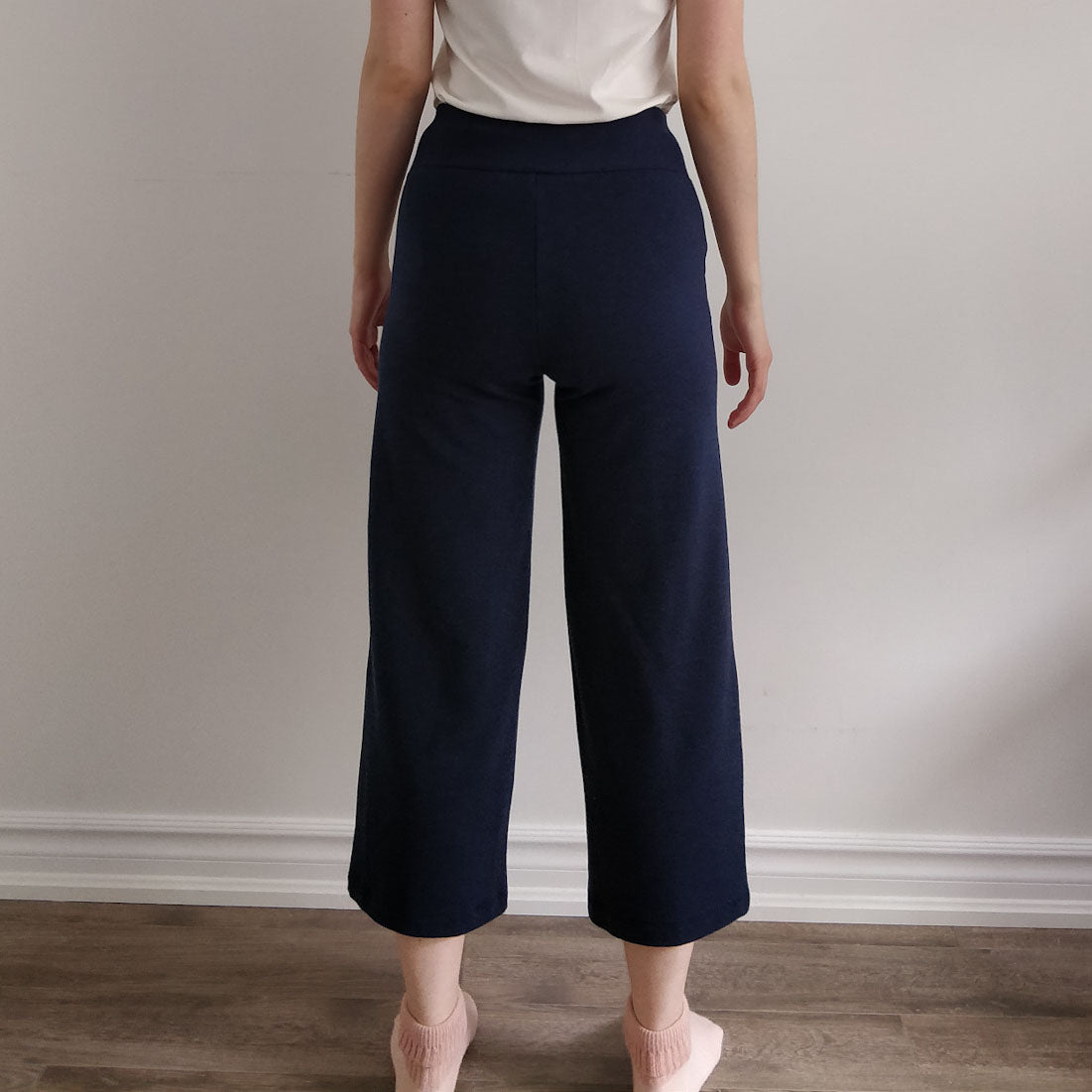 TOC French Terry Crop Wide Pant