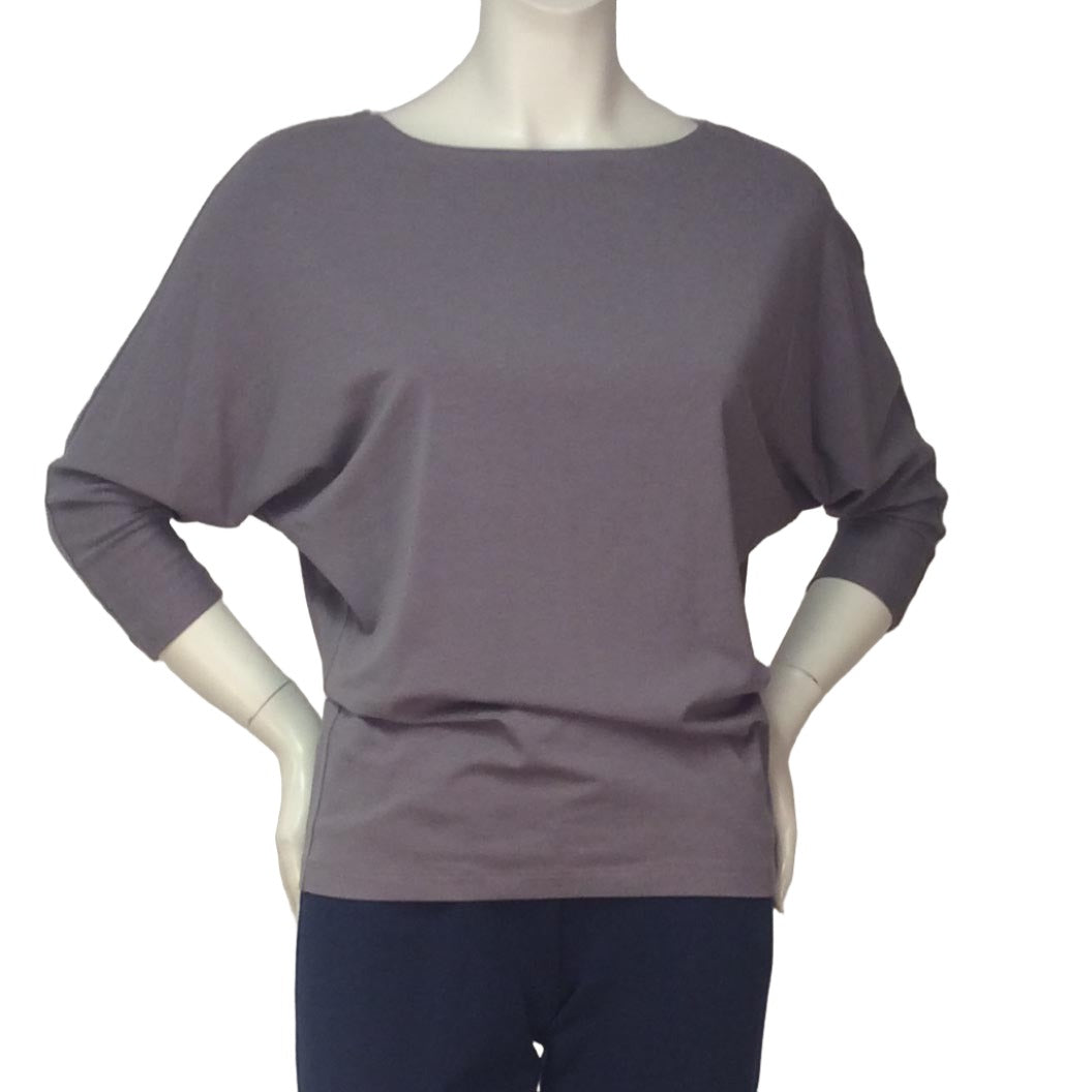 TOC Jersey Boat neck Dolman Top