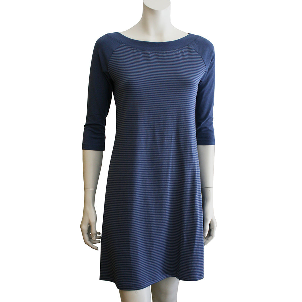 OCOBA 2 tone Raglan 3/4 Sleeve Tunic / Dress