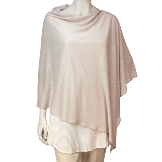 Linen Knit Poncho